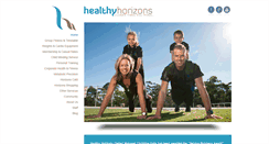 Desktop Screenshot of healthyhorizons.com.au